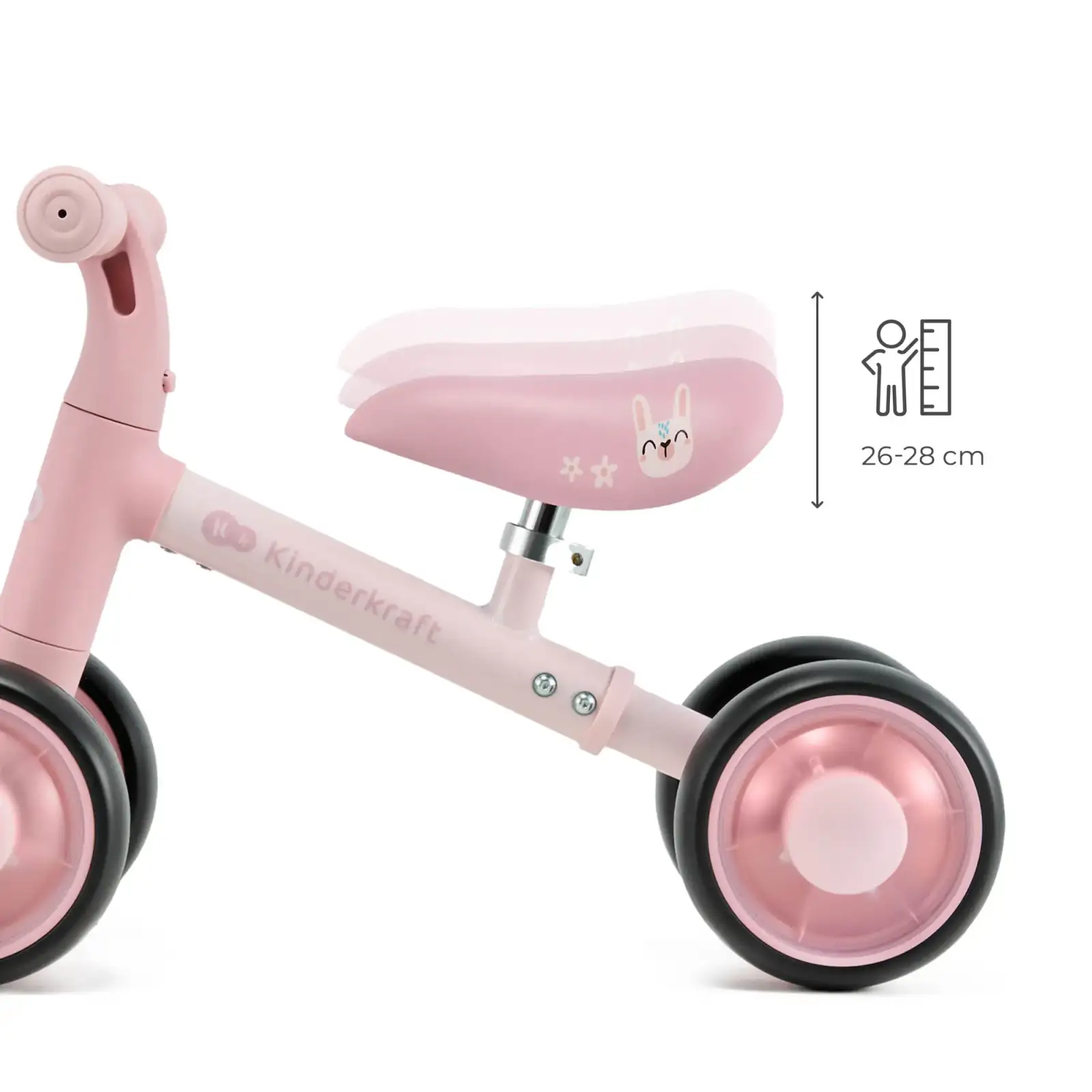 Каталка-біговел Kinderkraft Cutie Flash Pink (KRCUFL00PNK0000) UA