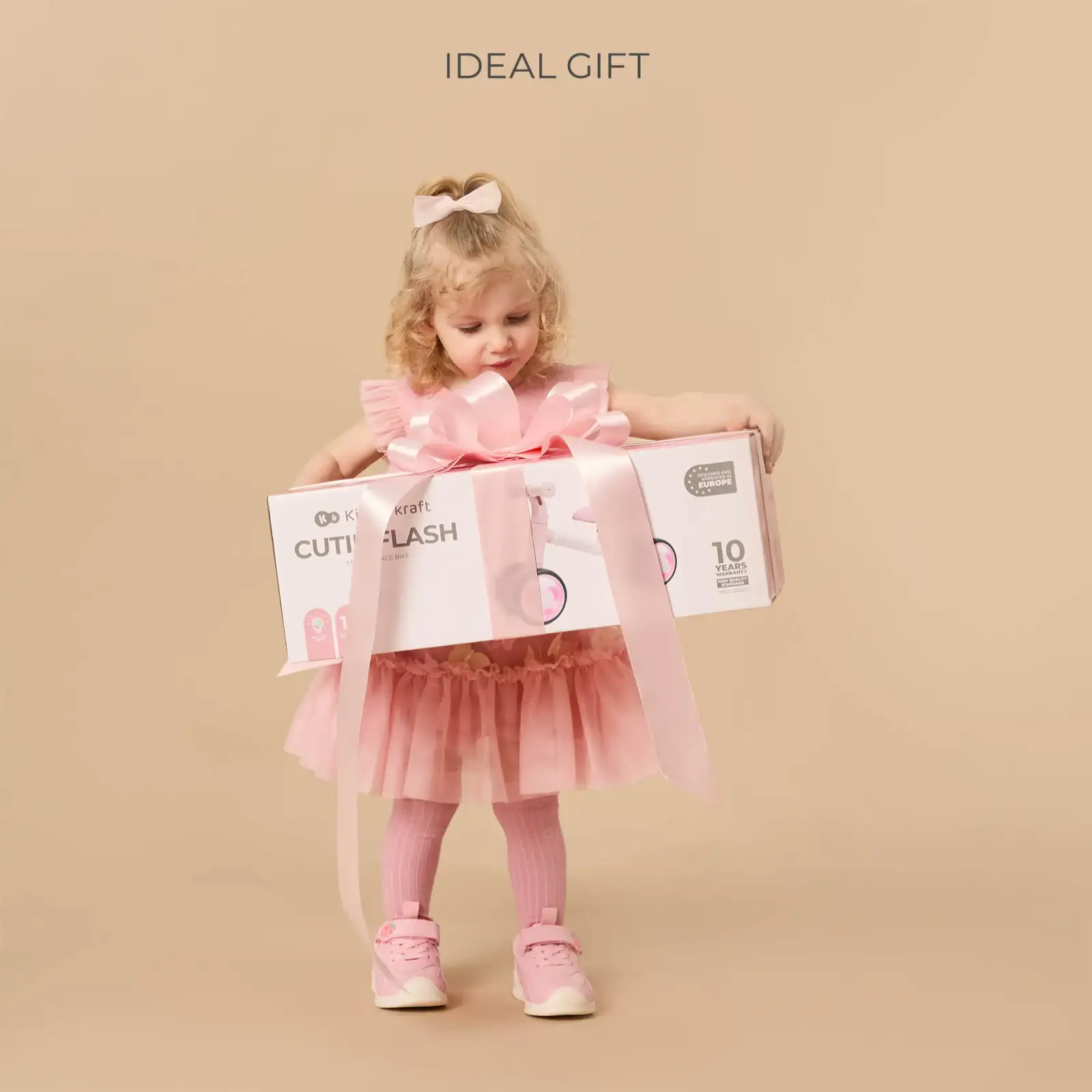 Каталка-біговел Kinderkraft Cutie Flash Pink (KRCUFL00PNK0000) UA