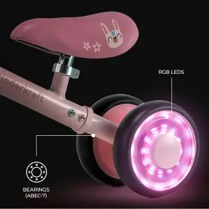 Каталка-біговел Kinderkraft Cutie Flash Pink (KRCUFL00PNK0000) UA