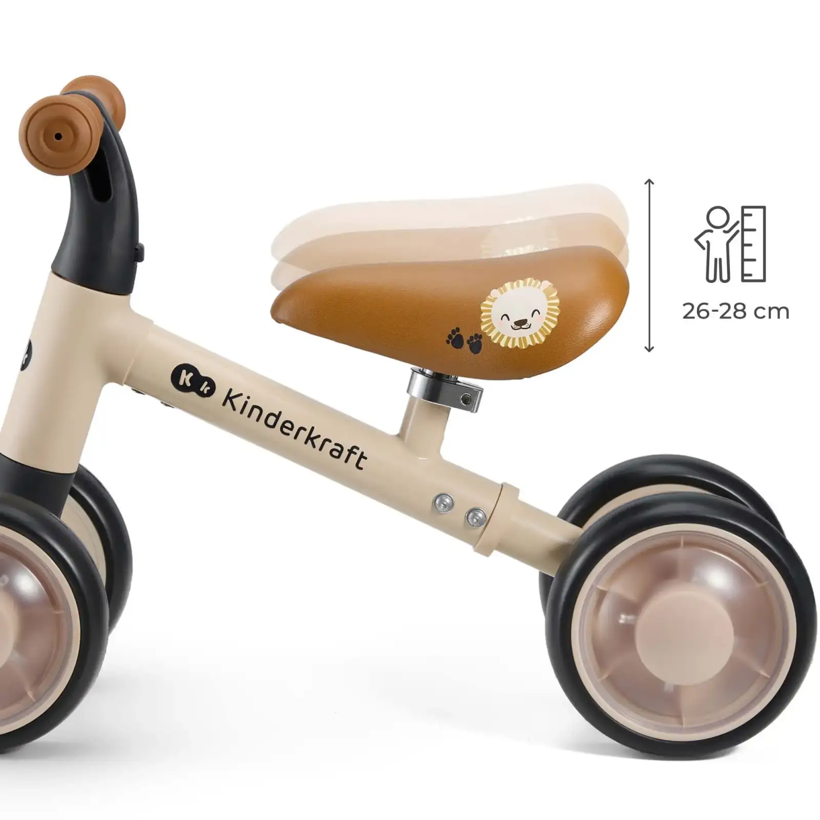 Каталка-біговел Kinderkraft Cutie Flash Beige (KRCUFL00BEG0000)