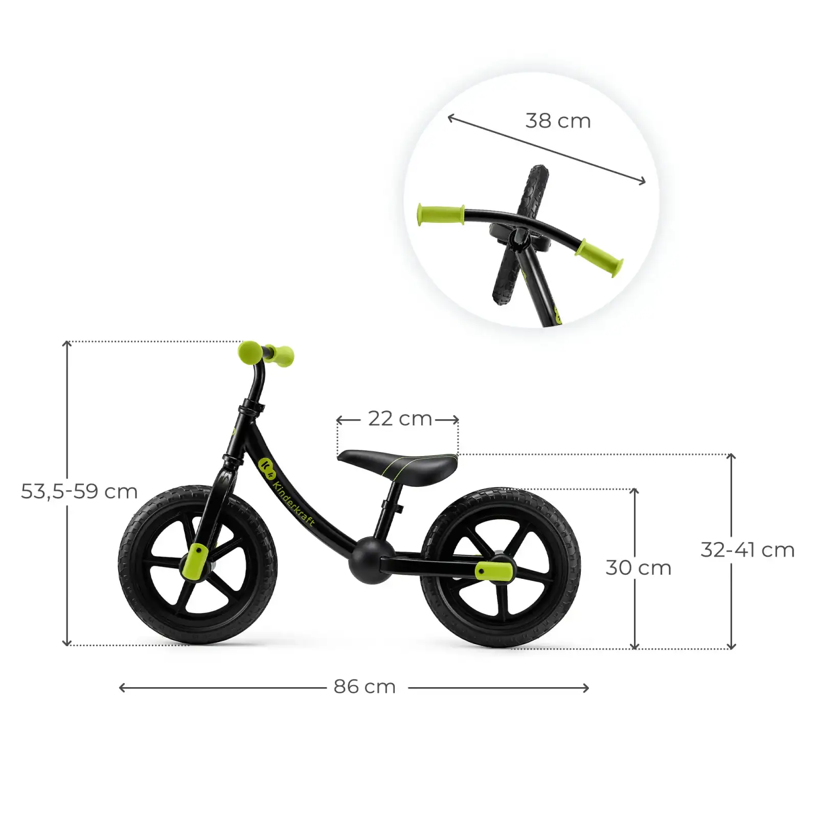 Біговел Kinderkraft 2Way Next Off Road Black (KR2WAY25BLK0000)