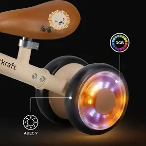 Каталка-біговел Kinderkraft Cutie Flash Beige (KRCUFL00BEG0000)