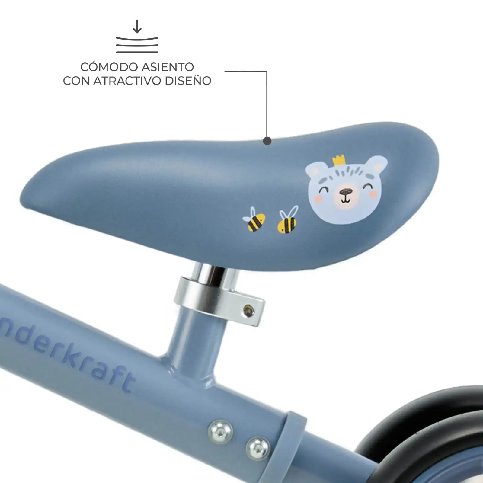 Каталка-беговел Kinderkraft Cutie Flash Blue (KRCUFL00BLU0000) UA