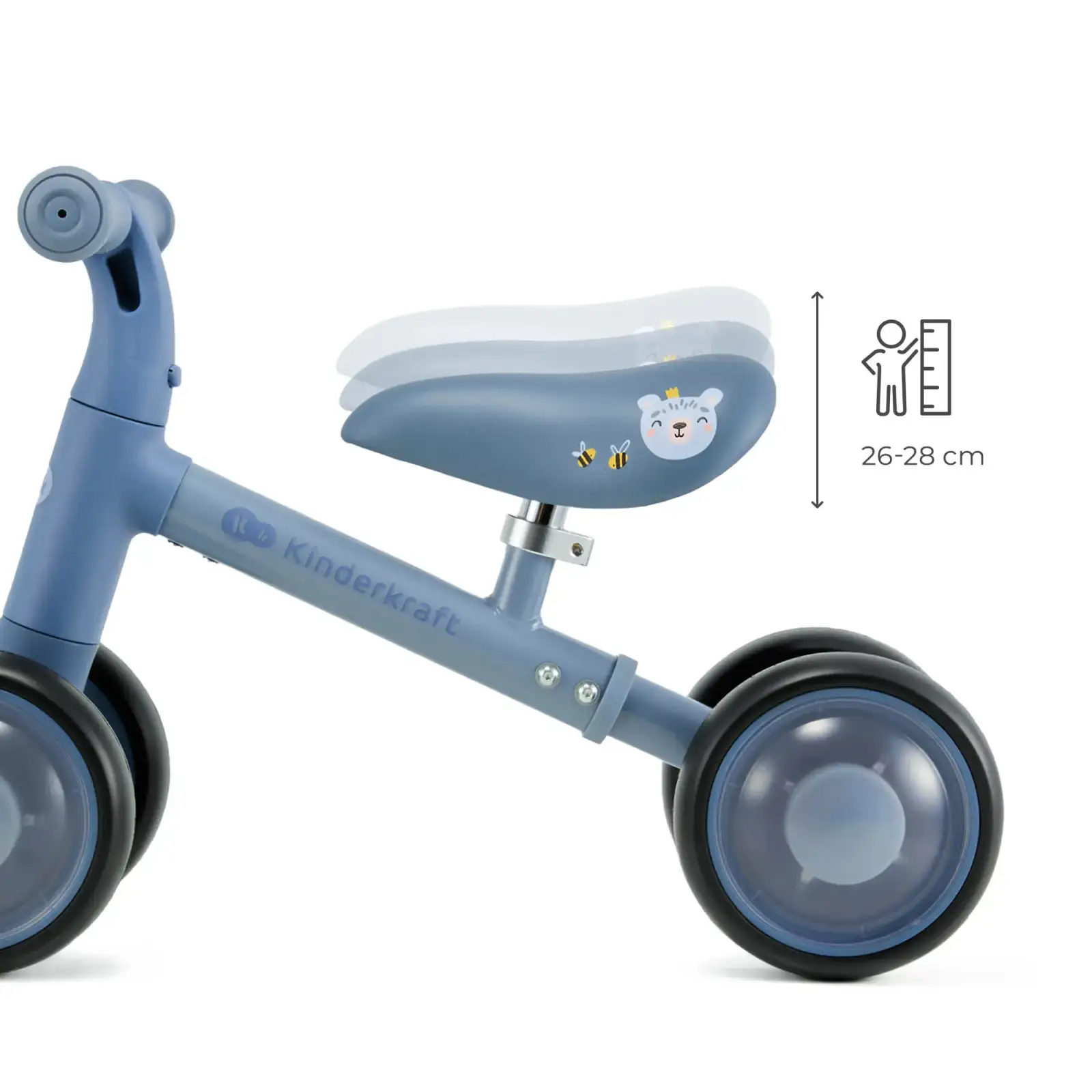 Каталка-беговел Kinderkraft Cutie Flash Blue (KRCUFL00BLU0000) UA