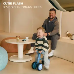 Каталка-біговел Kinderkraft Cutie Flash Pink (KRCUFL00PNK0000) UA