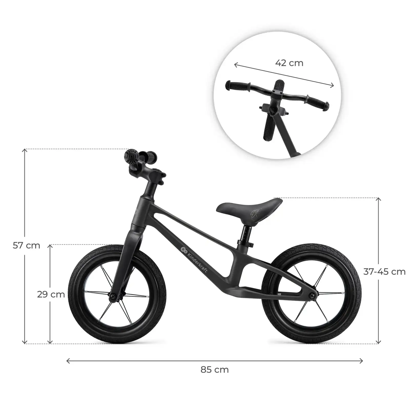 Беговел Kinderkraft Eter Black (KRETER00BLK0000) UA