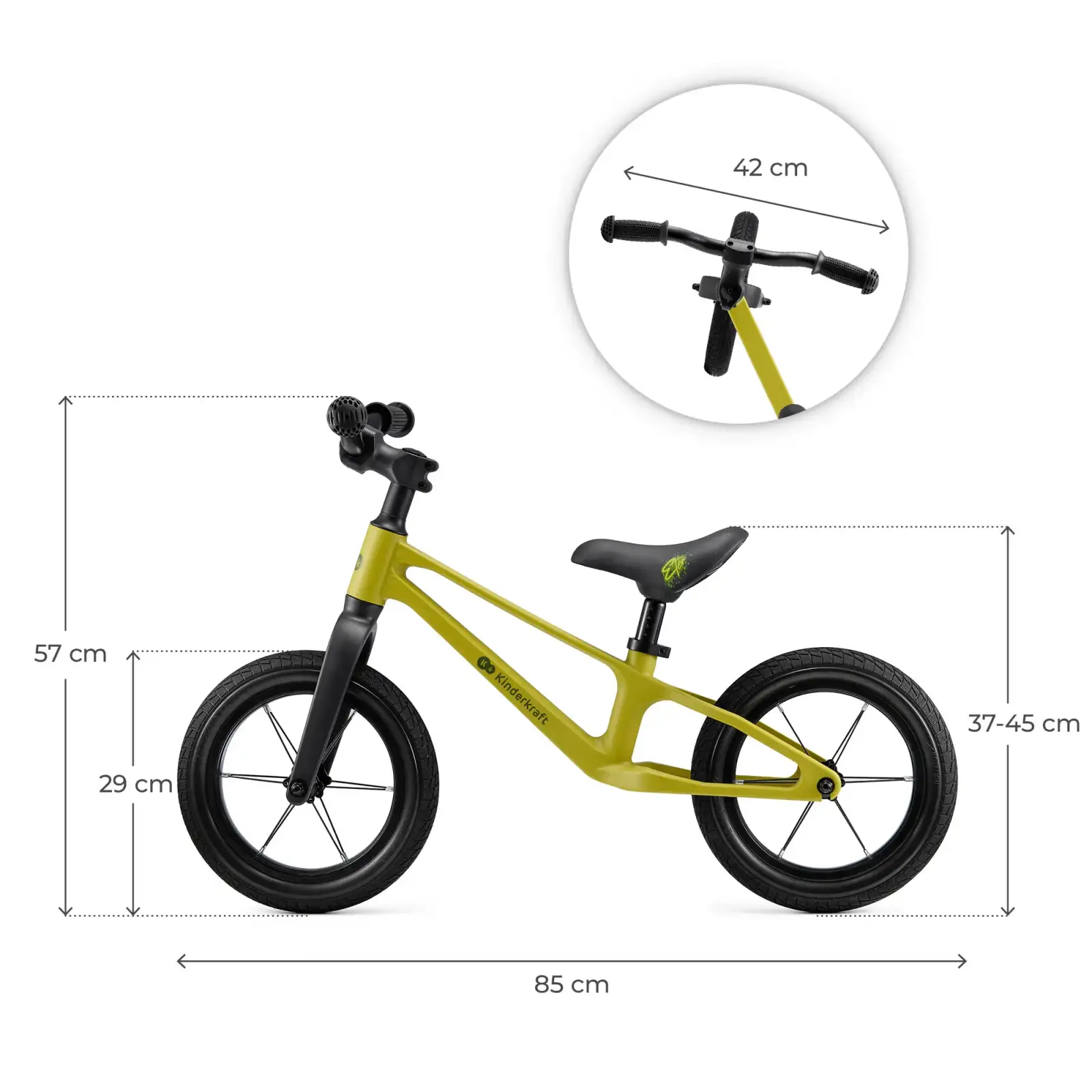 Беговел Kinderkraft Eter Lime (KRETER00LIM0000)