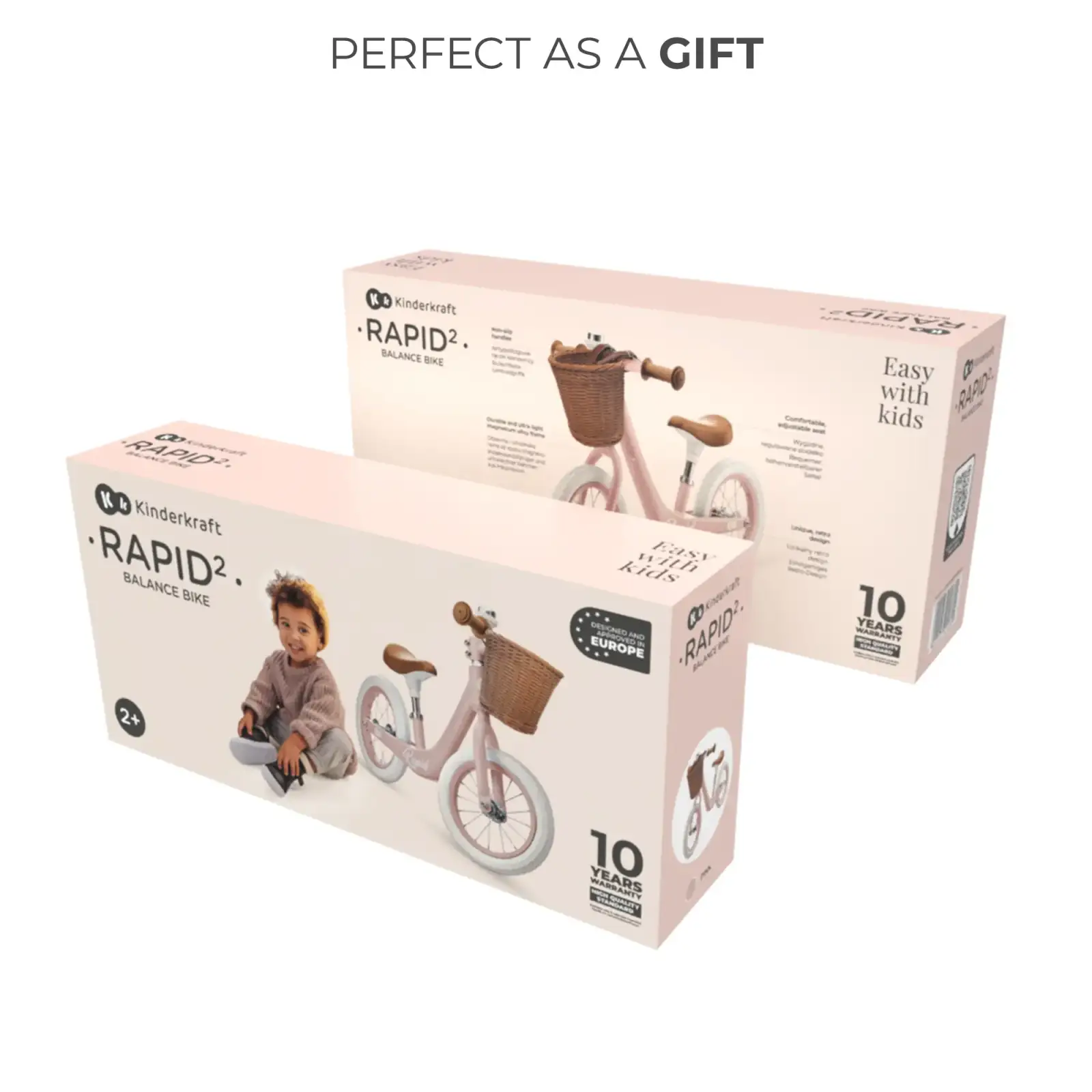 Беговел Kinderkraft Rapid 2 Pink (KRRAPI02PNK0000) UA