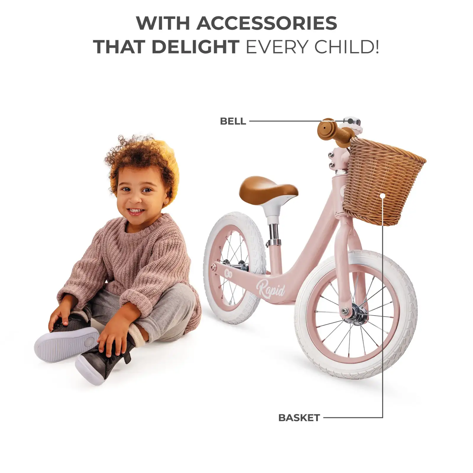Беговел Kinderkraft Rapid 2 Pink (KRRAPI02PNK0000) UA
