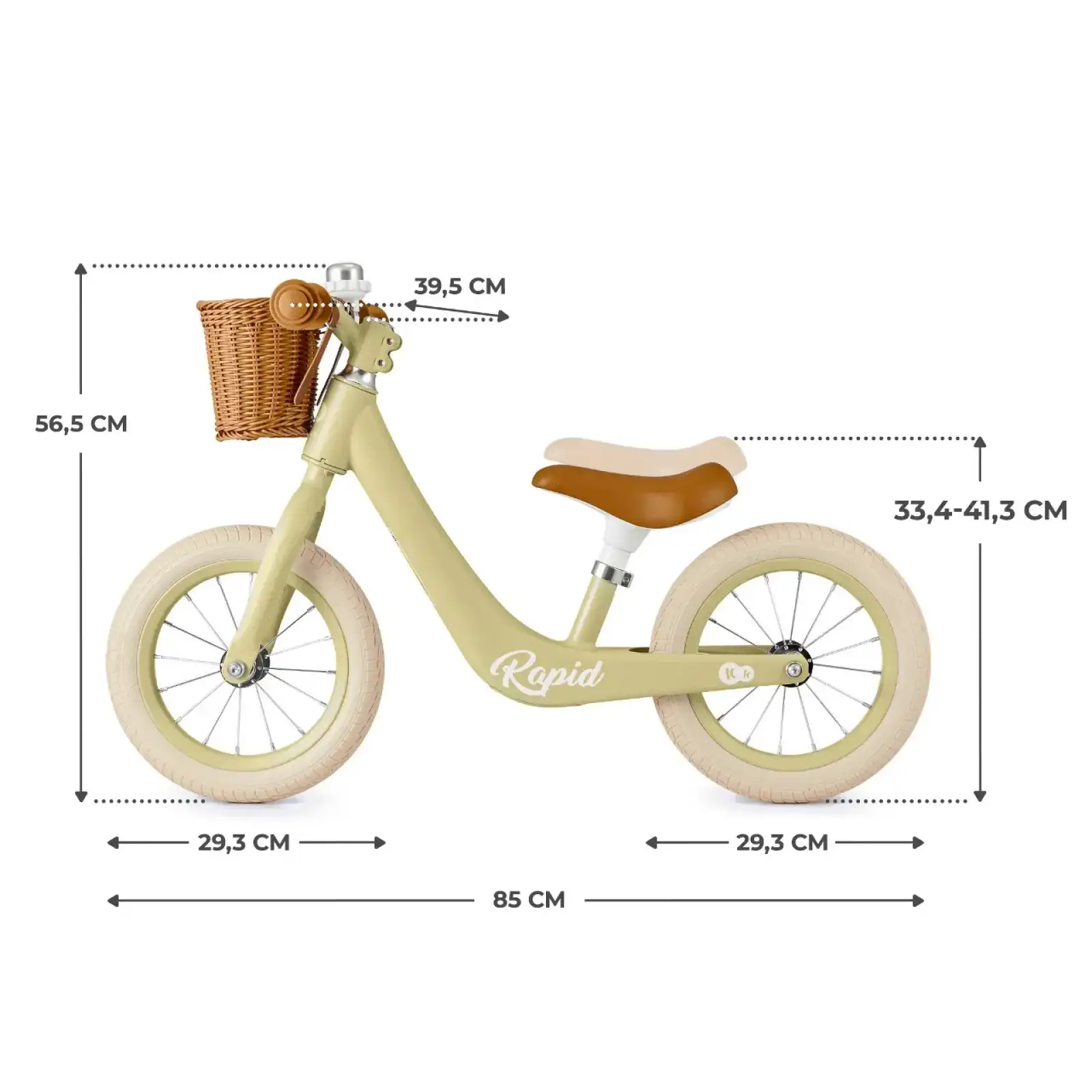 Біговел Kinderkraft Rapid 2 Savannah Green (KRRAPI02GRE0000) UA