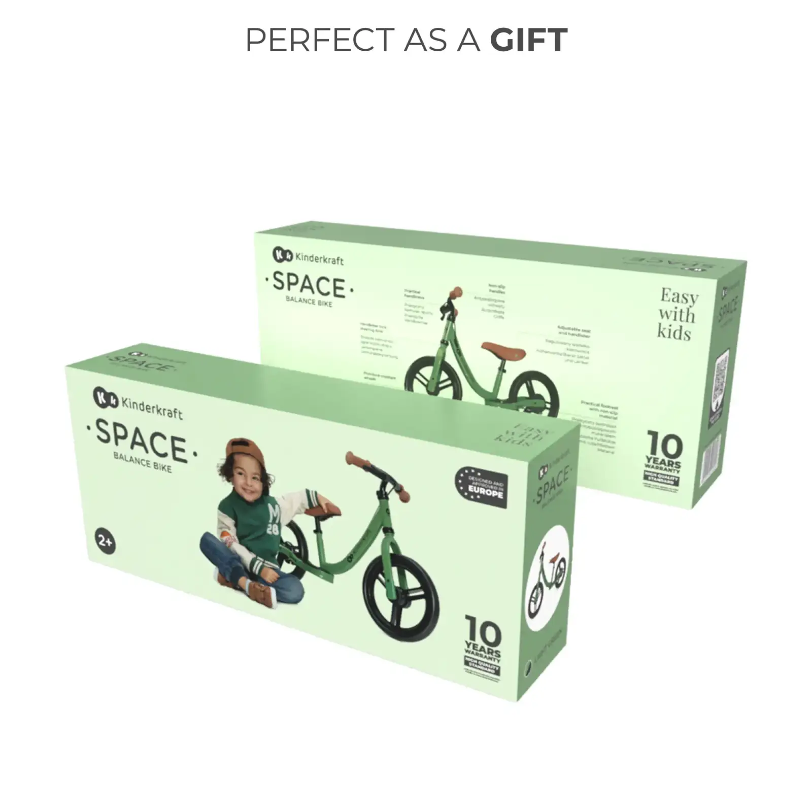 Біговел Kinderkraft Space Light Green (KRSPAC23GRE0000) UA