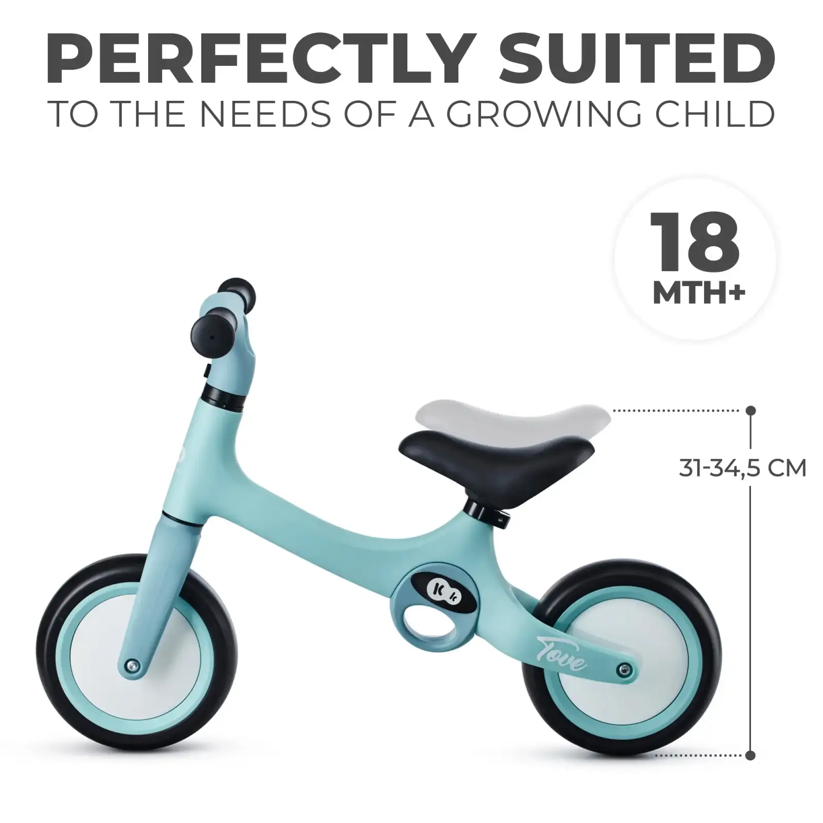 Беговел Kinderkraft Tove Sommer Mint (KRTOVE00MIN0000) UA