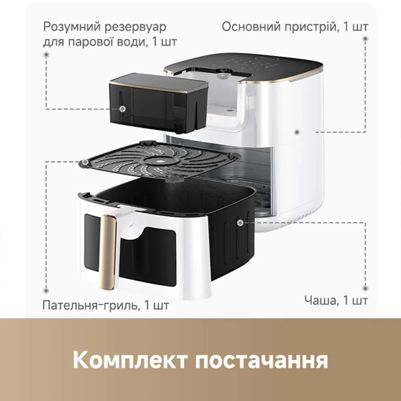 Мультипіч DREAME AF30 White (DREAME-AF30-WH) UA
