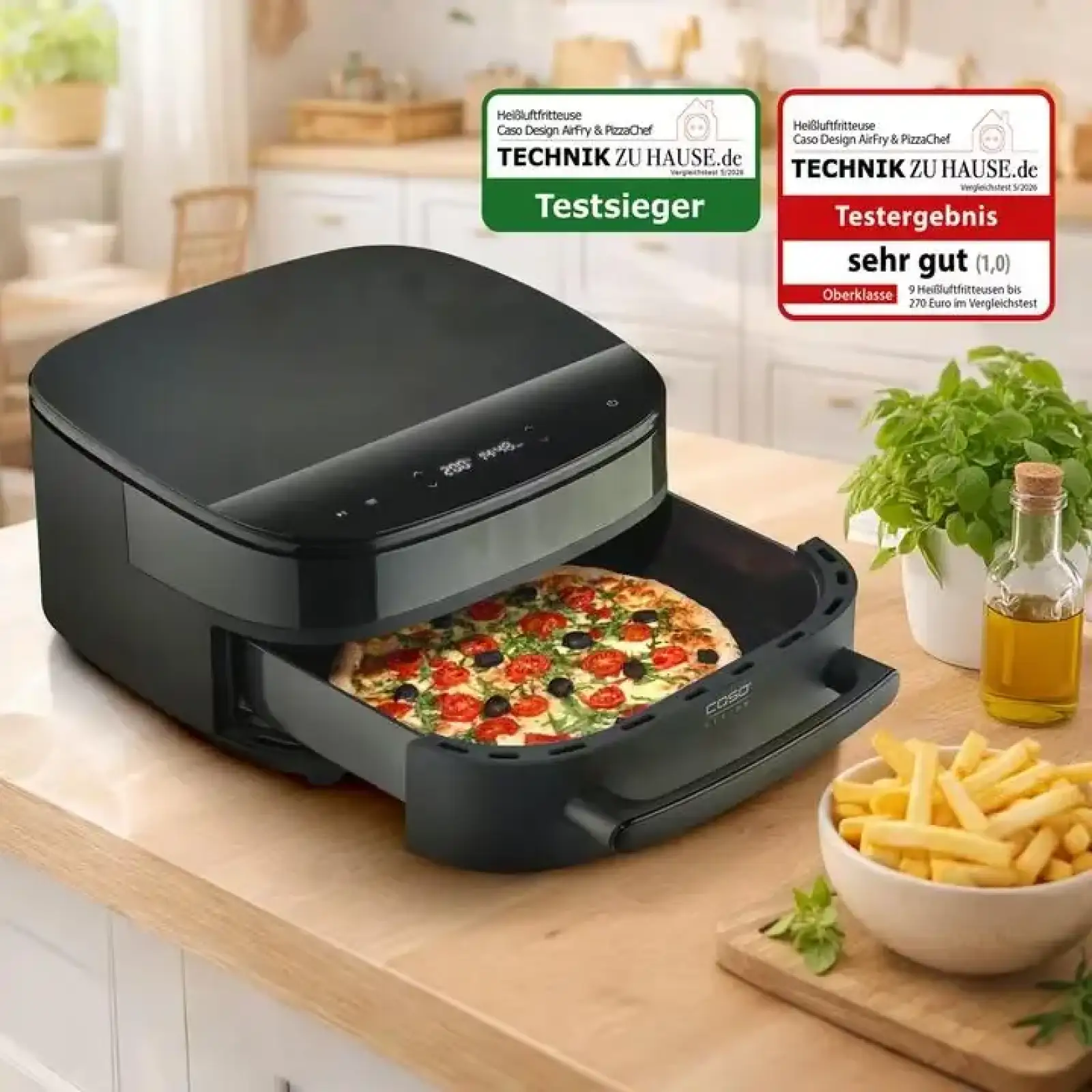 Аерогриль CASO Air Fry & Pizza Chef (3191) UA