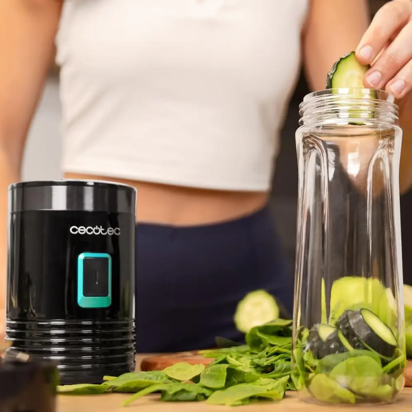 Блендер CECOTEC Power Titanium 350 EasyGo Smoothie (CCTC-03907) UA