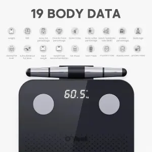 Ваги підлогові OYEET BS-OY03 DARK GREY UA