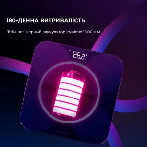 Розумні ваги Yunmai PRO Smart Scale Black (M1806CH-BK) UA