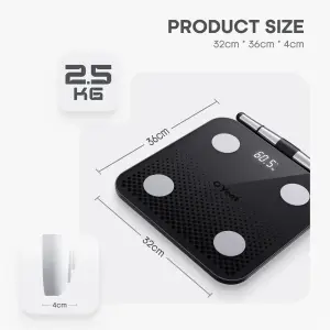 Ваги підлогові OYEET BS-OY03 DARK GREY UA