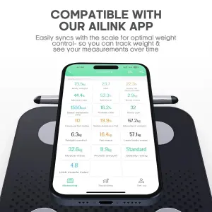 Ваги підлогові OYEET BS-OY03 DARK GREY UA