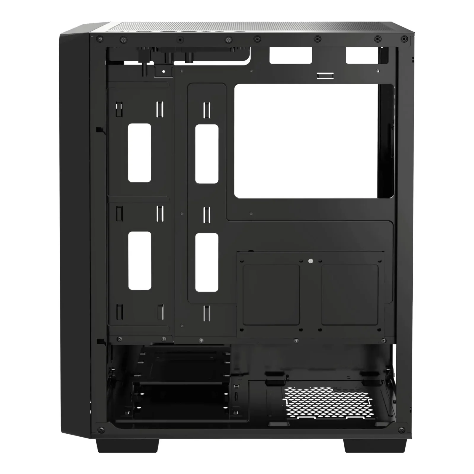 Корпус для комп'ютера ATX W/O PSU GAMMA C60 BK (GAMMA-C60-BKG000XX-GL) OCYPUS UA