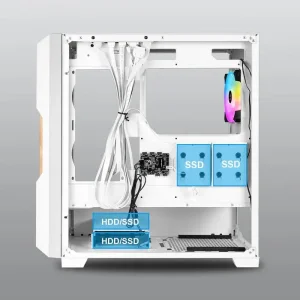 Корпус ATX W/O PSU GUARDIAN WOOD CSAZ-520WW AZZA UA