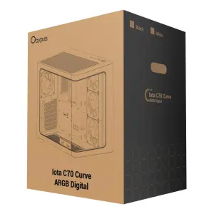 Корпус для комп'ютера IOTA C70 BK CURVE ARGB DIGITAL (IOTA-C70-BKD400CD-GL) OCYPUS UA