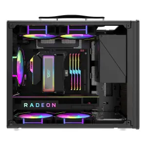 Корпус для комп'ютера DARK FLASH WD200 mATX без блока живлення, чорний (WD200 BLACK) UA
