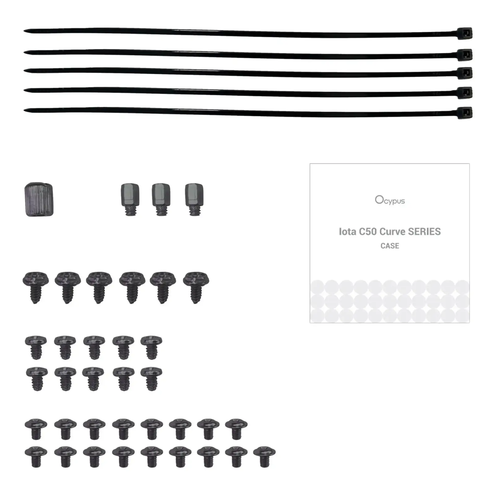 Корпус для комп'ютера IOTA C50 BK CURVE ARGB DIGITAL (IOTA-C50-BKD300CD-GL) OCYPUS UA