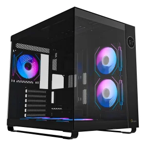Корпус для комп'ютера ATX W/O PSU IOTA C70 BK ARGB (IOTA-C70-BKD600XX-GL) OCYPUS UA