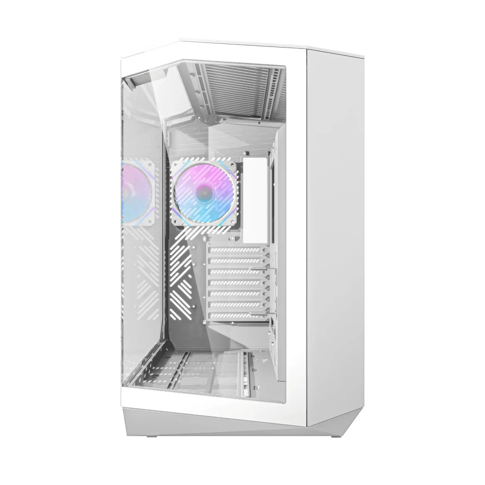 Корпус для комп'ютера DARK FLASH ATX без блока живлення DY470 білий (DY470 WHITE) UA