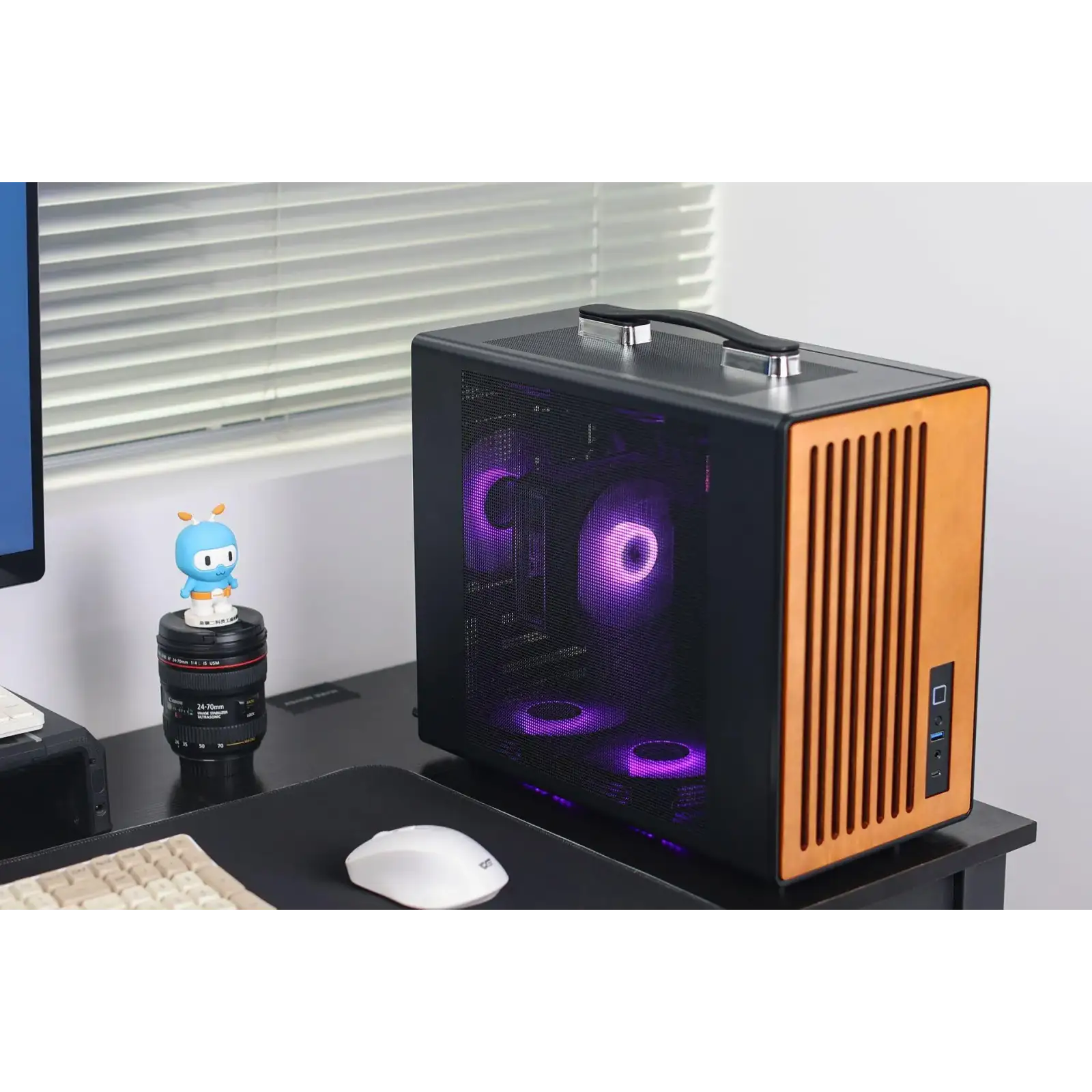 Корпус для комп'ютера DARK FLASH WD200 mATX без блока живлення, чорний (WD200 BLACK) UA