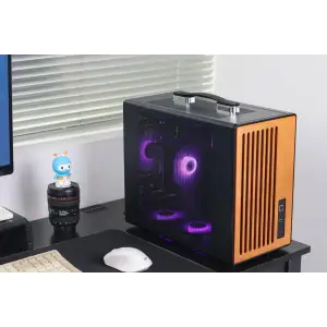 Корпус для комп'ютера DARK FLASH WD200 mATX без блока живлення, чорний (WD200 BLACK) UA