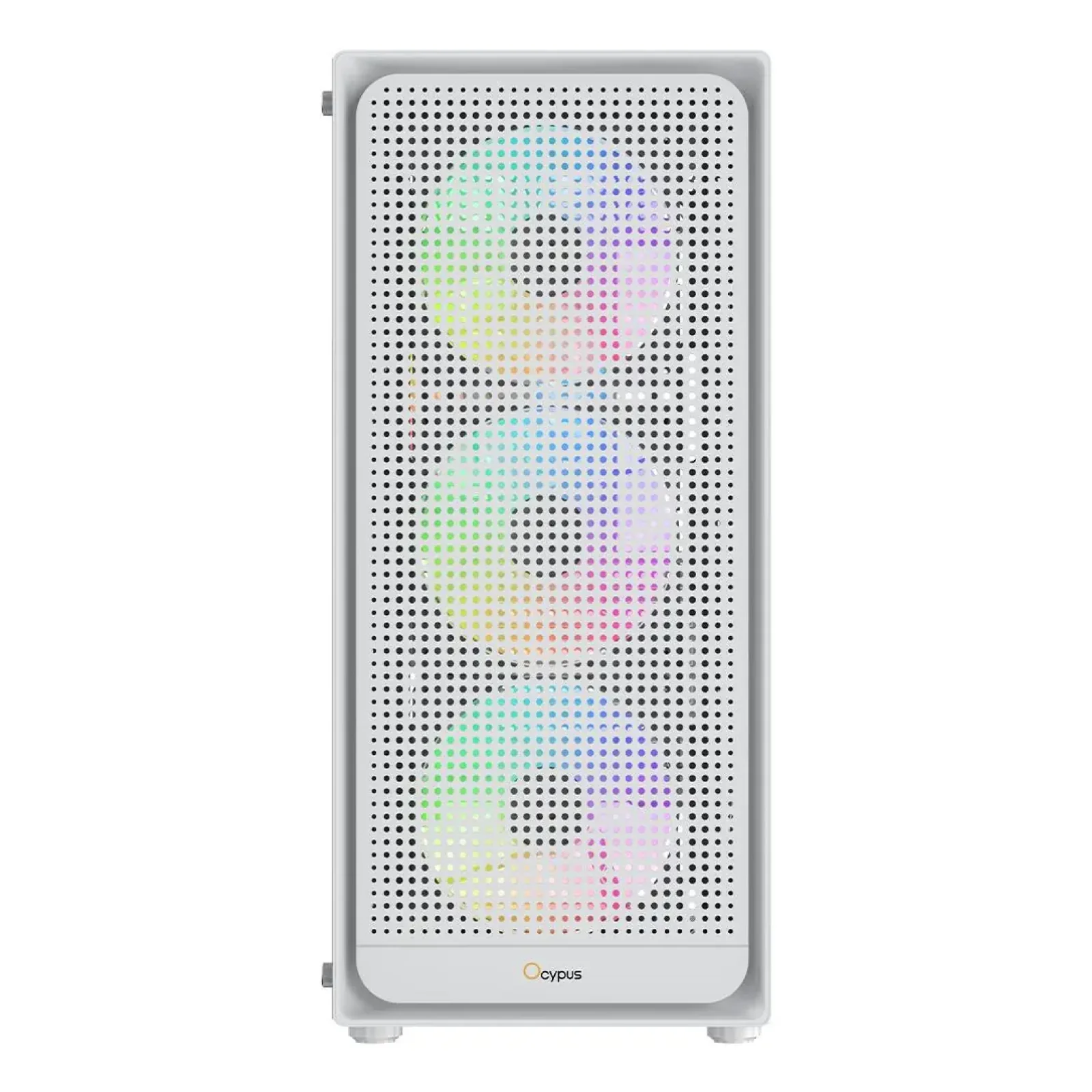 Корпус для комп'ютера MATX W/O PSU GAMMA C50 WH ARGB (GAMMA-C50-WHG400XX-GL) OCYPUS UA