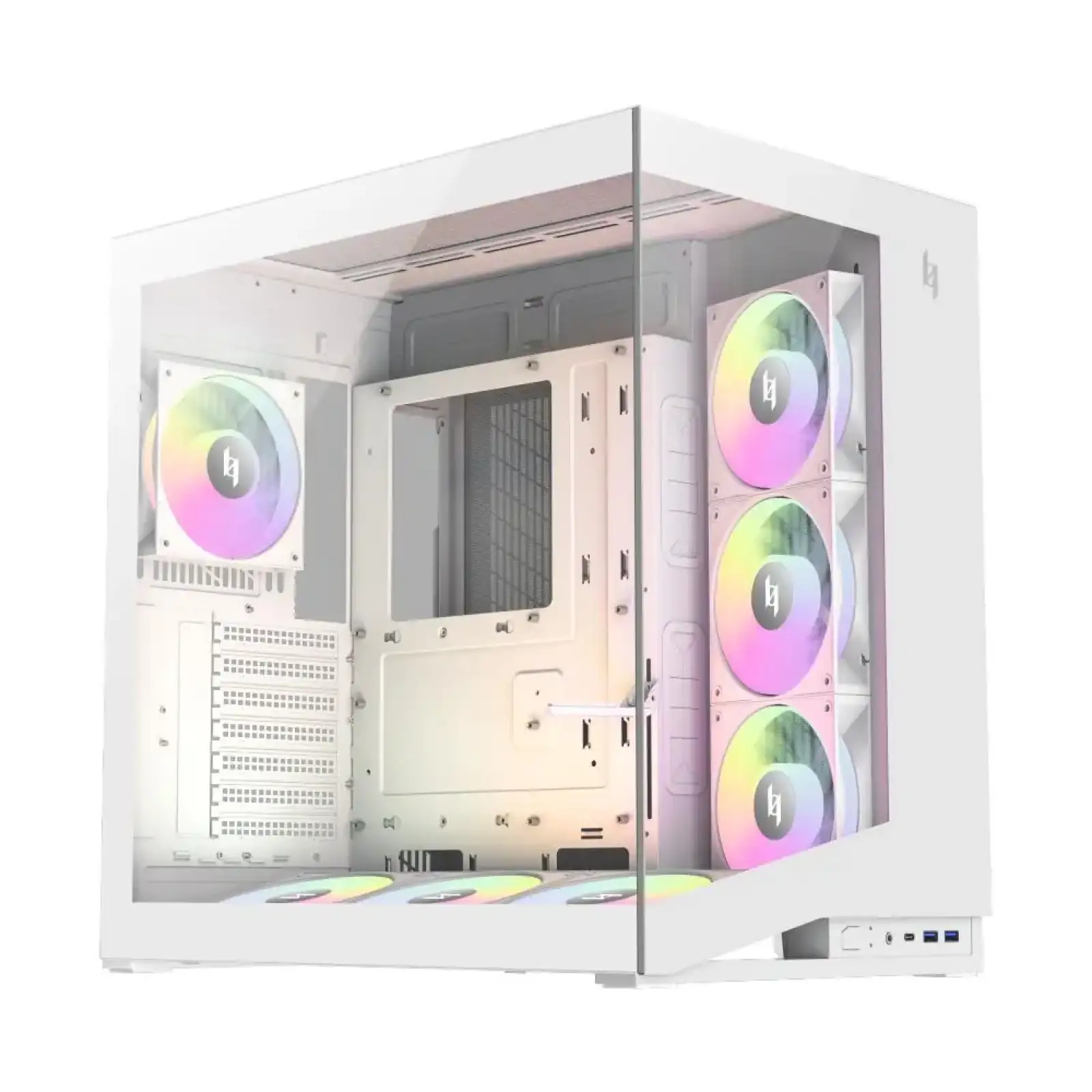 Корпус для комп'ютера ATX W/O PSU NEX C56 WH GAMEMAX UA