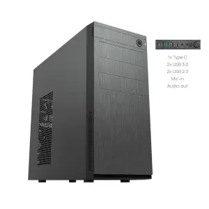 Корпус ATX W/O PSU BLACK HC-10B-OP CHIEFTEC UA