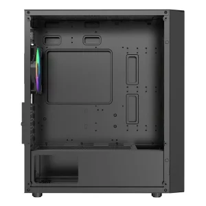 Корпус для комп'ютера MATX W/O PSU GAMMA C50 BK ARGB (GAMMA-C50-BKG400XX-GL) OCYPUS UA