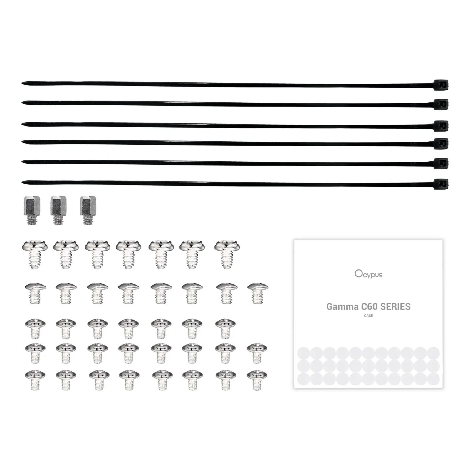 Корпус для комп'ютера ATX W/O PSU GAMMA C60 WH (GAMMA-C60-WHG000XX-GL) OCYPUS UA