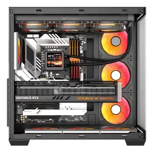 Корпус для комп'ютера DARK FLASH C280 EATX без блока живлення, чорний (C280 BLACK) UA