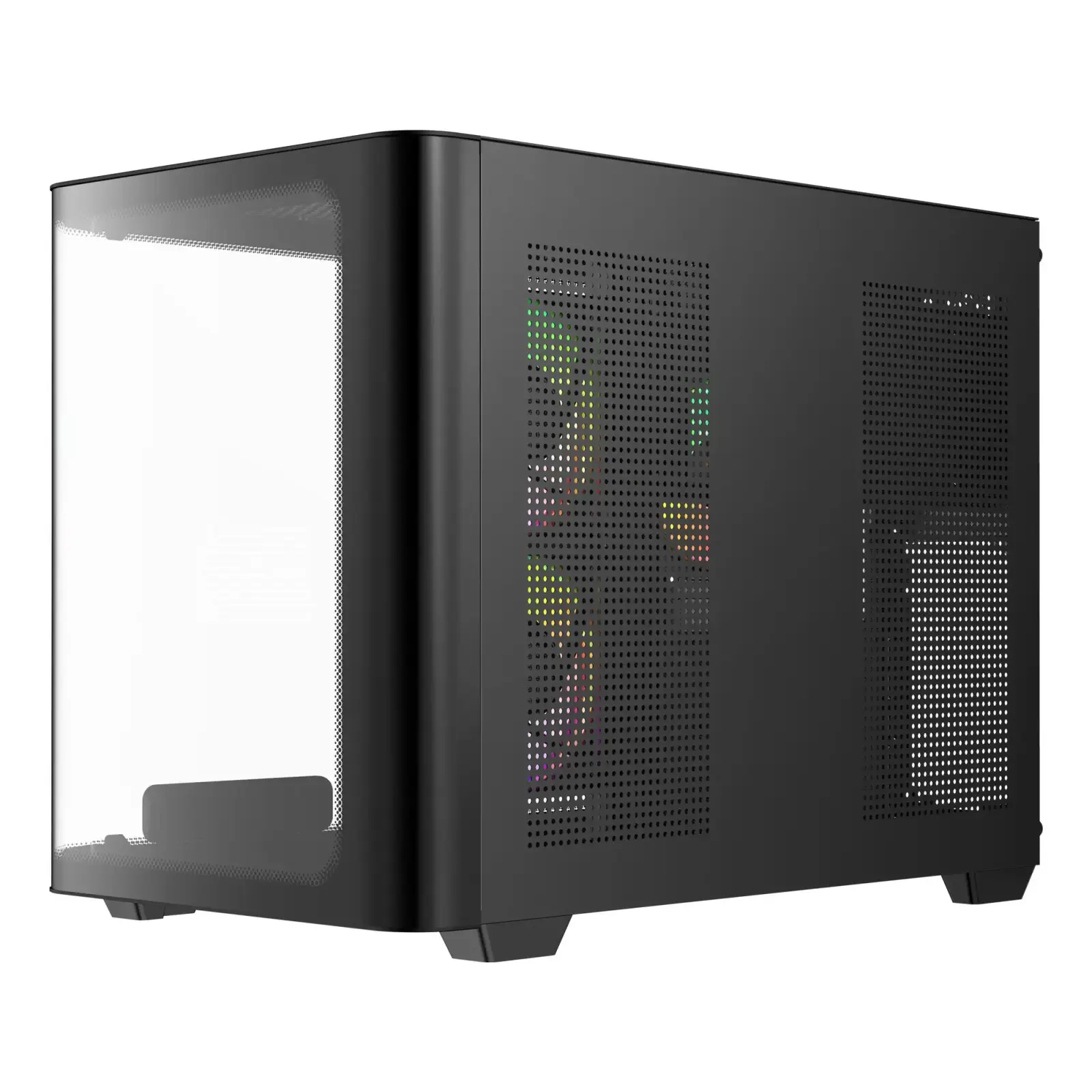 Корпус для комп'ютера IOTA C50 BK CURVE ARGB DIGITAL (IOTA-C50-BKD300CD-GL) OCYPUS UA