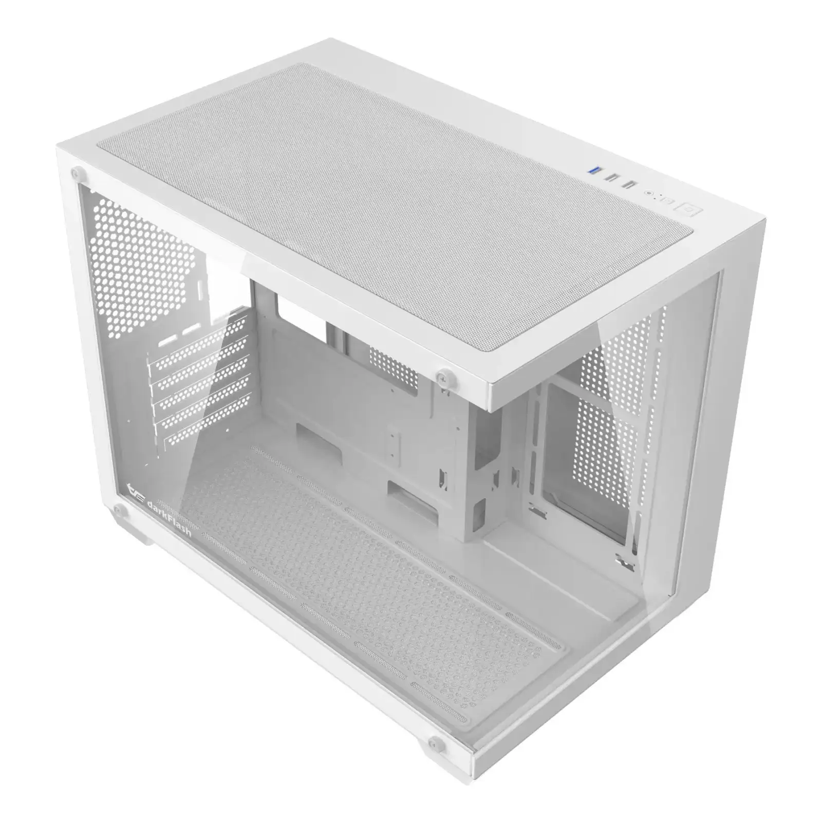 Корпус для комп'ютера DARK FLASH B275 PRO mATX без блока живлення, білий (B275 PRO WHITE) UA