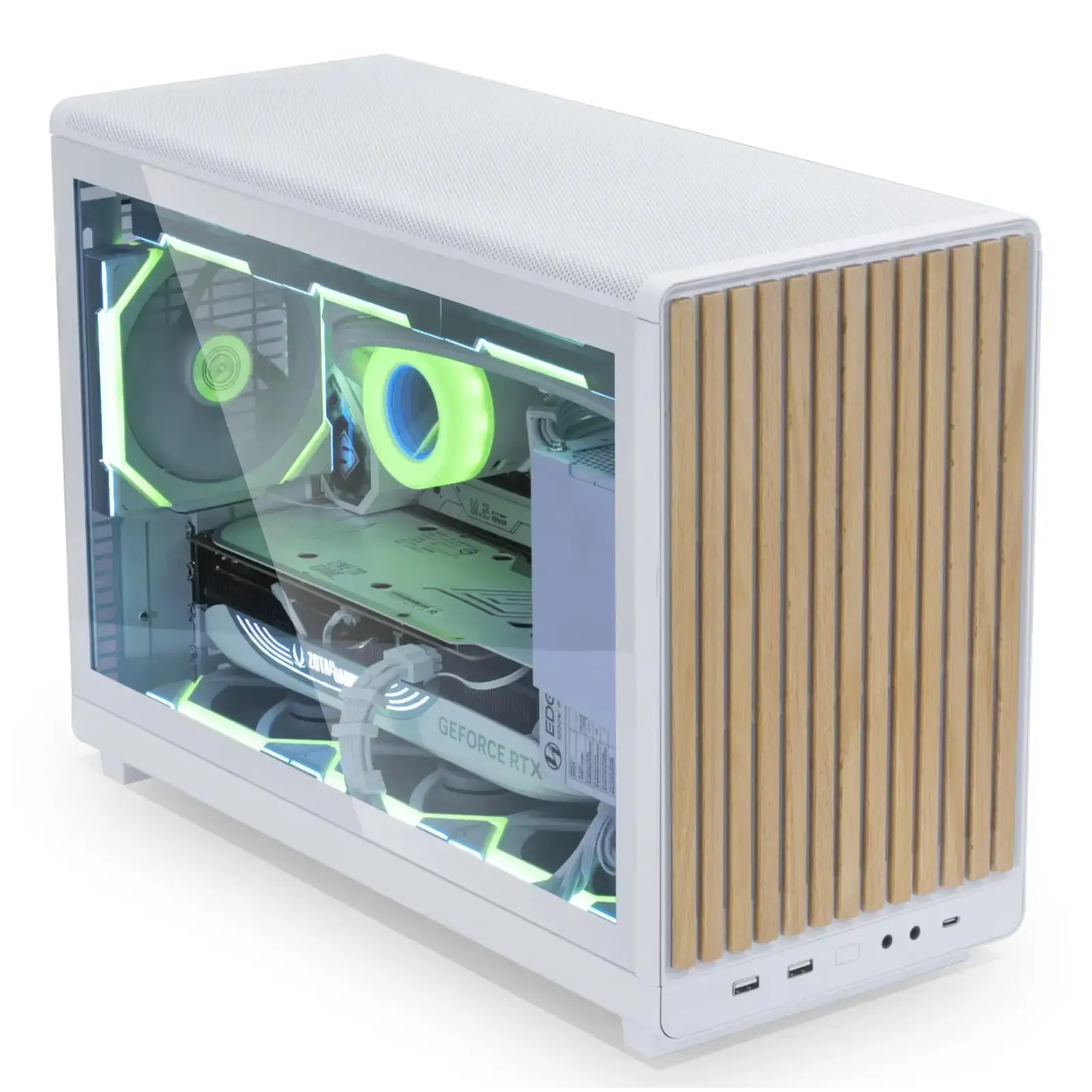 Корпус для комп'ютера MATX W/O PSU WHITE G99.A3W-WDG.00 LIAN LI UA