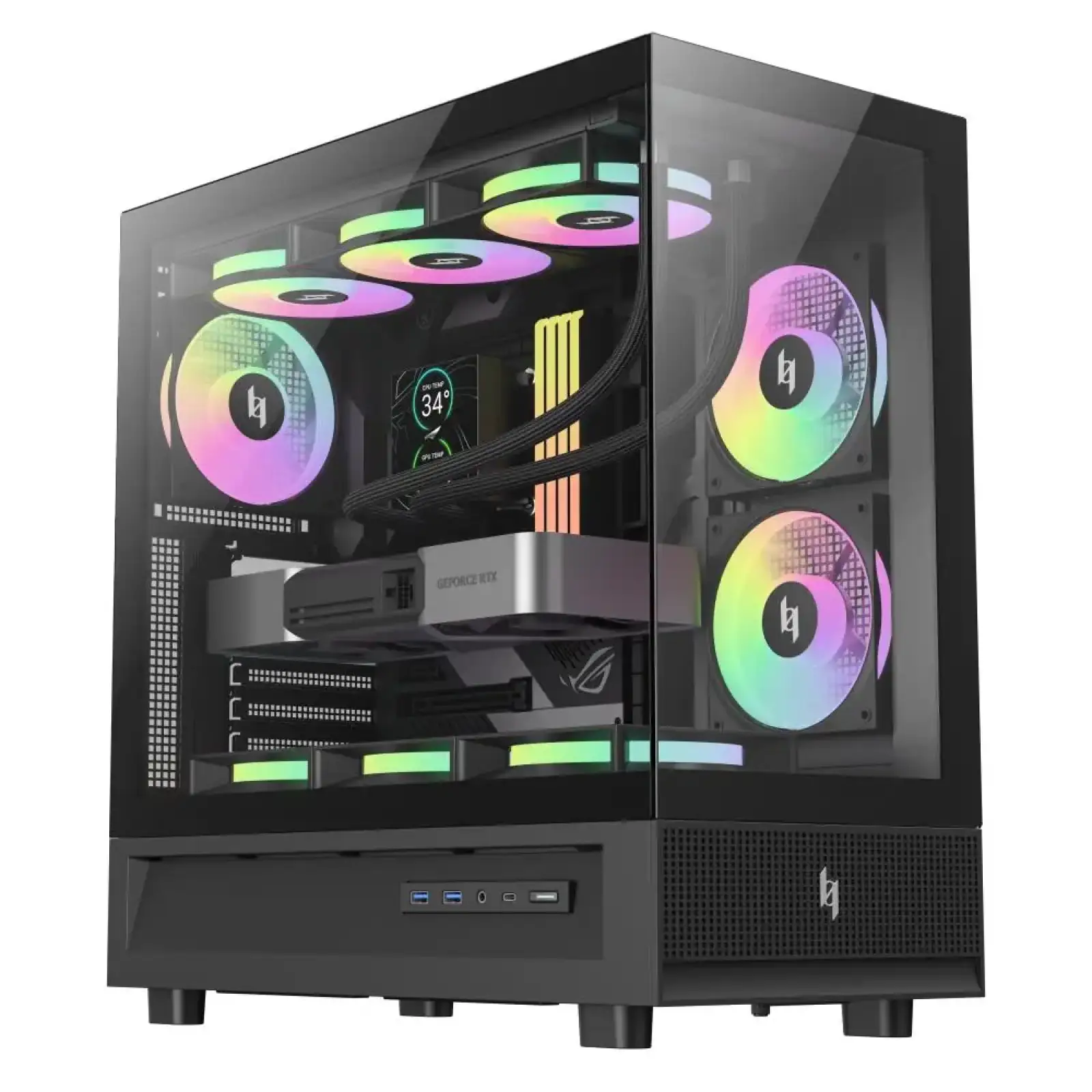 Корпус для комп'ютера ATX W/O PSU NEX C51 BK GAMEMAX UA