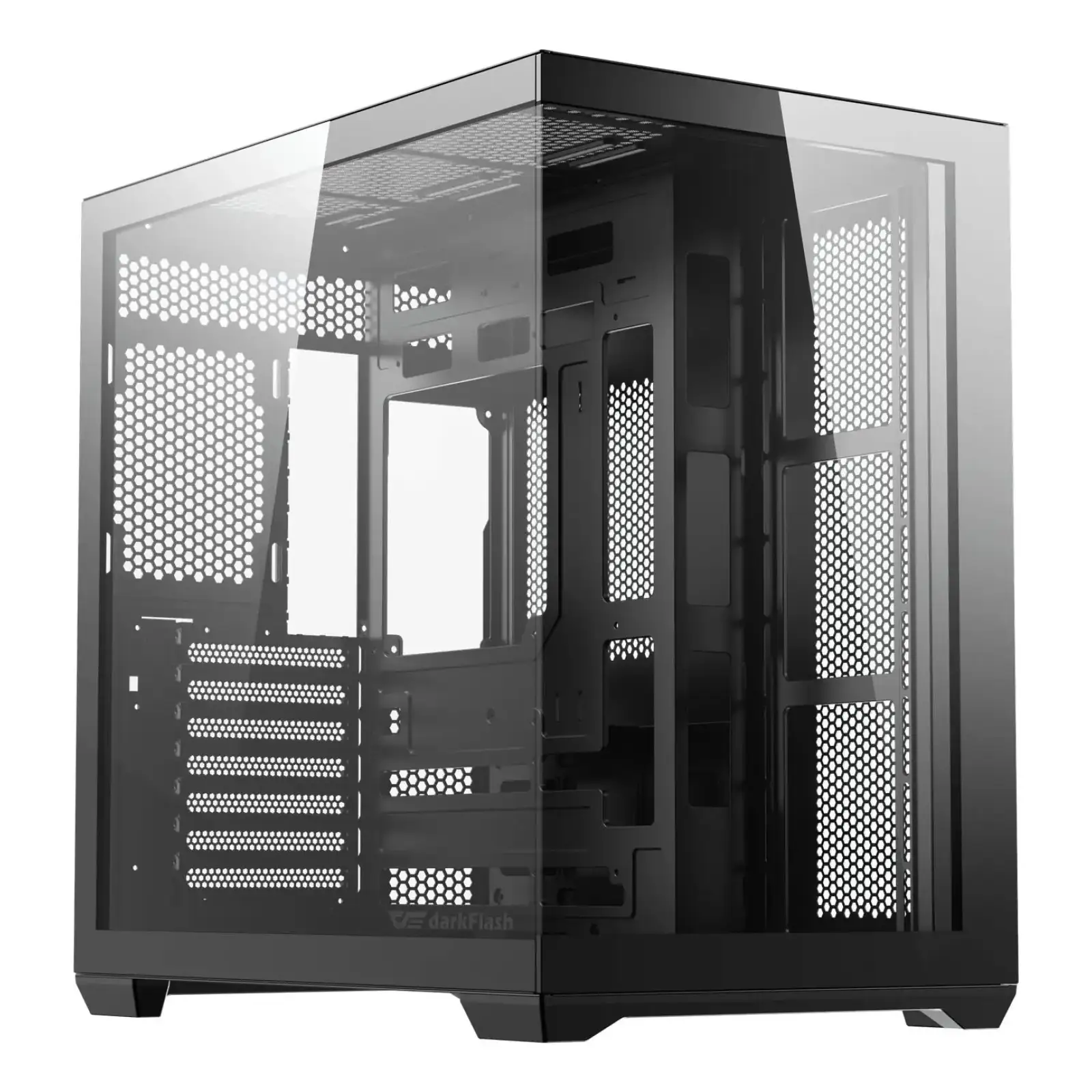Корпус для комп'ютера DARK FLASH C280 EATX без блока живлення, чорний (C280 BLACK) UA