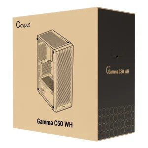 Корпус для комп'ютера MATX W/O PSU GAMMA C50 WH (GAMMA-C50-WHG000XX-GL) OCYPUS UA