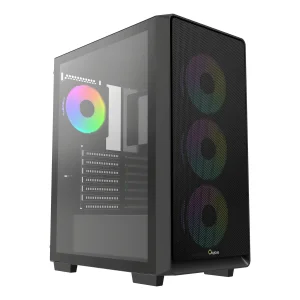 Корпус для комп'ютера ATX W/O PSU GAMMA C60 BK ARGB (GAMMA-C60-BKG400XX-GL) OCYPUS UA