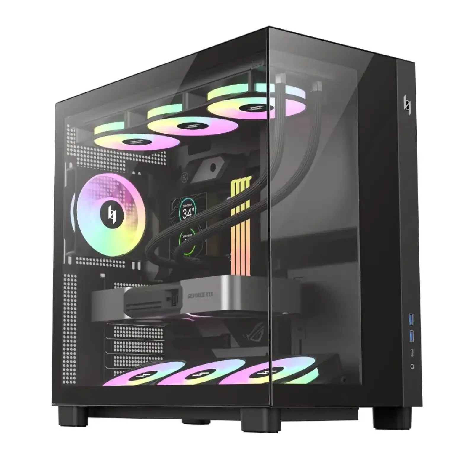 Корпус для комп'ютера ATX W/O PSU NEX C53 BK GAMEMAX UA