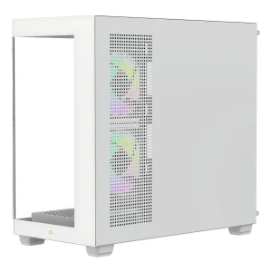 Корпус для комп'ютера MATX W/O PSU GAMMA C52 WH ARGB (GAMMA-C52-WHD300XX-GL) OCYPUS UA