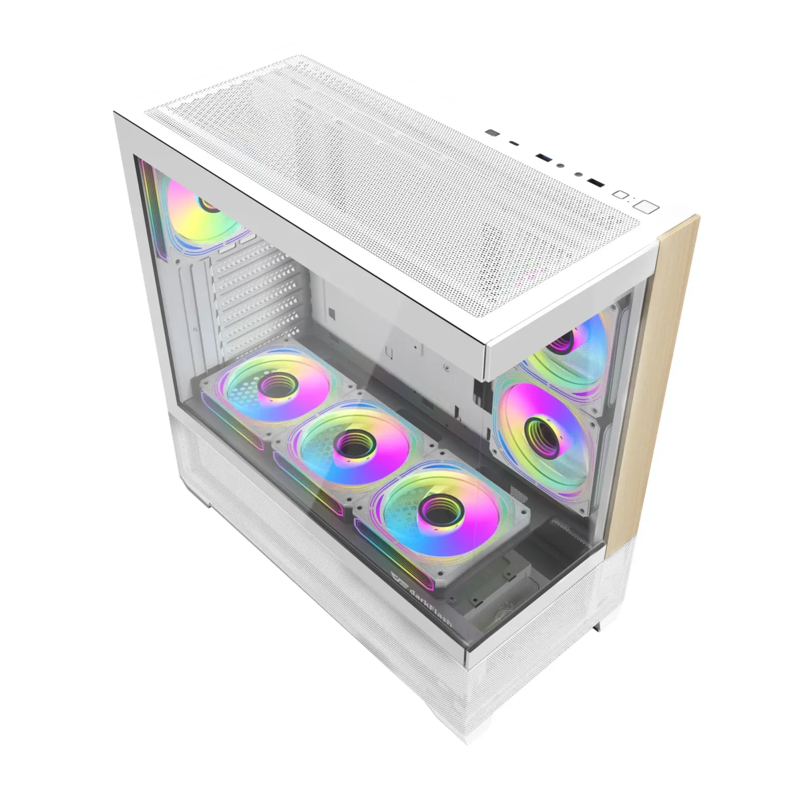 Корпус для комп'ютера DARK FLASH ATX без блока живлення DS900W AIR білий (DS900W AIR WHITE) UA