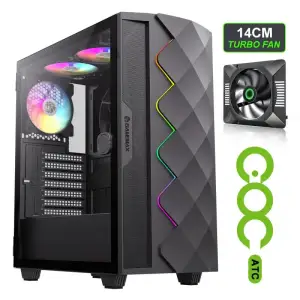Корпус Gamemax Black Diamond CP BK UA