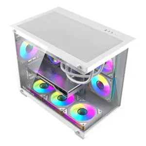 Корпус для комп'ютера DARK FLASH B275 PRO mATX без блока живлення, білий (B275 PRO WHITE) UA